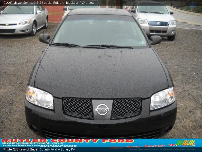 Blackout / Charcoal 2006 Nissan Sentra 1.8 S Special Edition