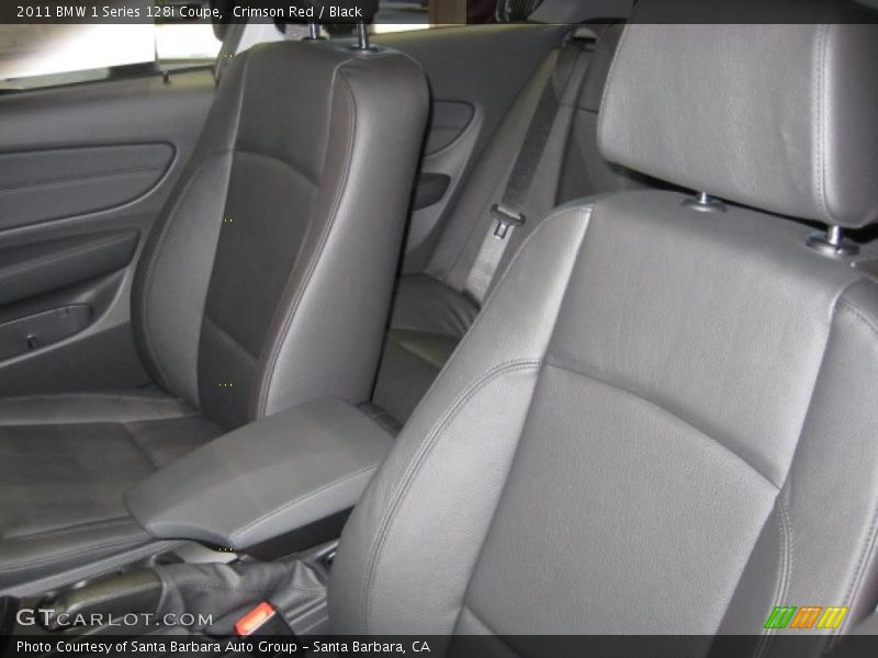  2011 1 Series 128i Coupe Black Interior