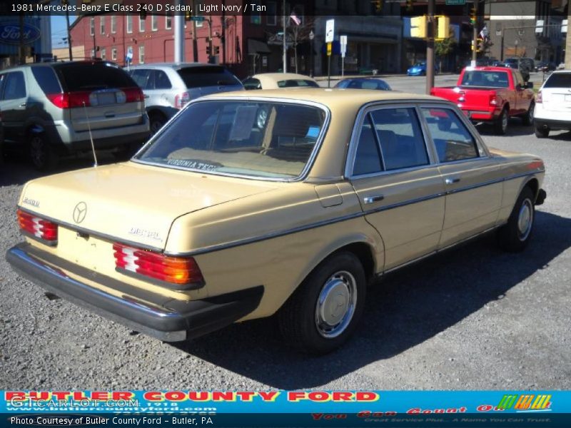  1981 E Class 240 D Sedan Light Ivory