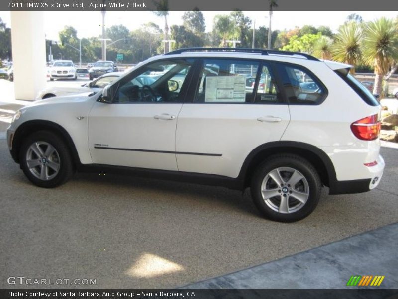 Alpine White / Black 2011 BMW X5 xDrive 35d
