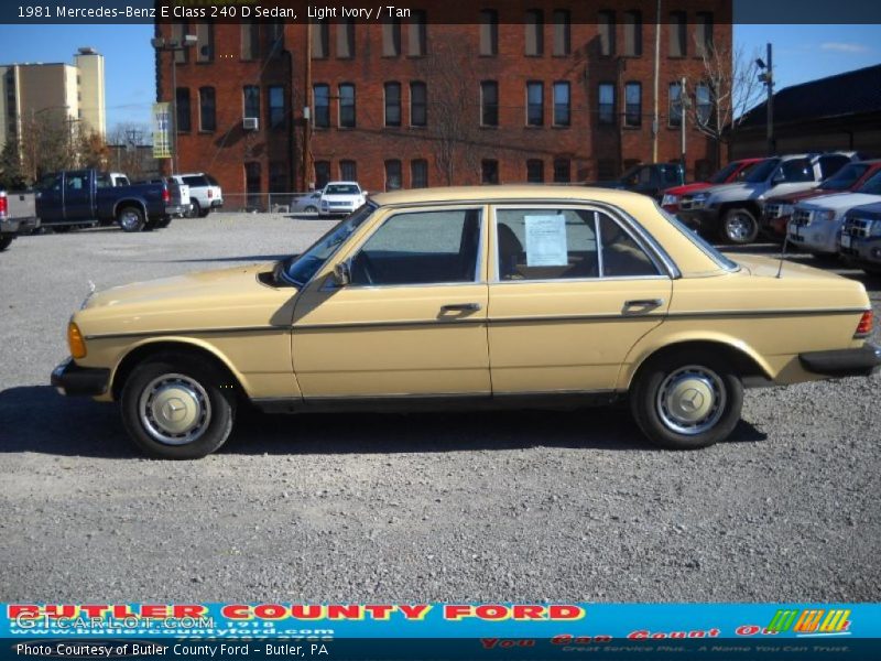  1981 E Class 240 D Sedan Light Ivory