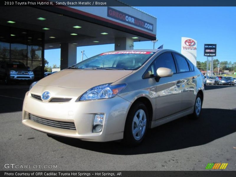 Sandy Beach Metallic / Bisque 2010 Toyota Prius Hybrid III