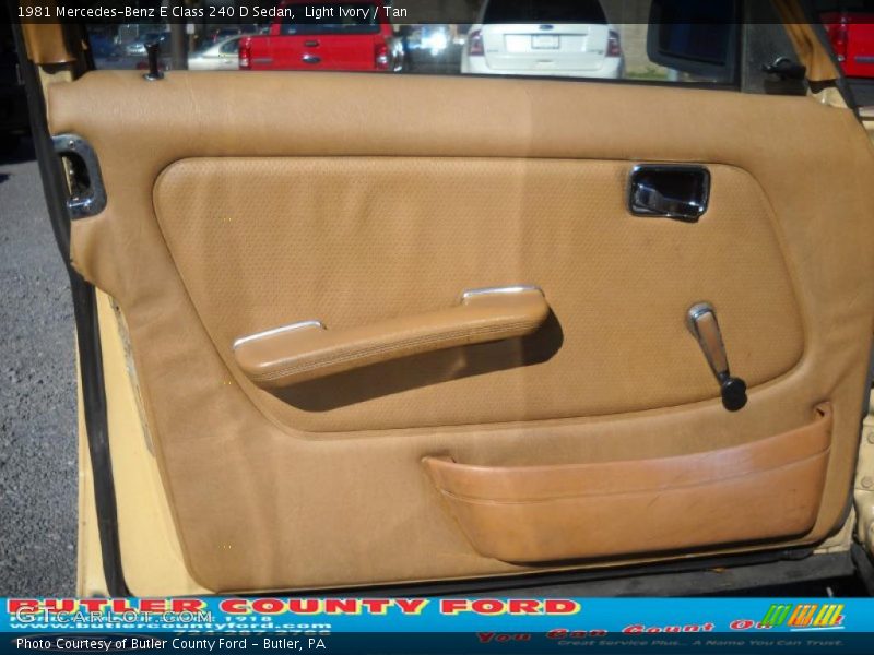 Door Panel of 1981 E Class 240 D Sedan