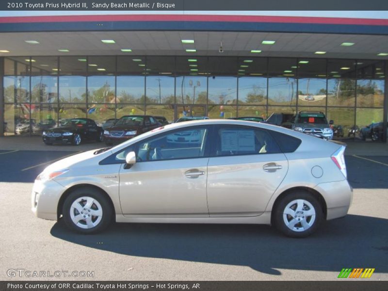 Sandy Beach Metallic / Bisque 2010 Toyota Prius Hybrid III