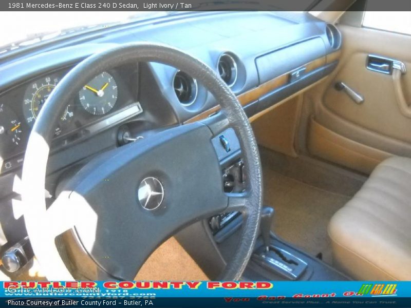 Dashboard of 1981 E Class 240 D Sedan