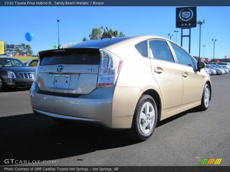 Sandy Beach Metallic / Bisque 2010 Toyota Prius Hybrid III