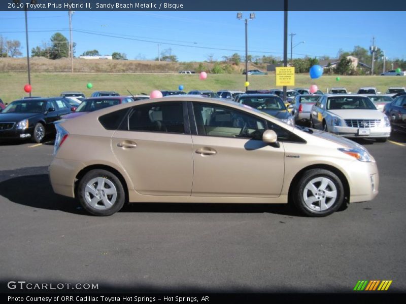Sandy Beach Metallic / Bisque 2010 Toyota Prius Hybrid III