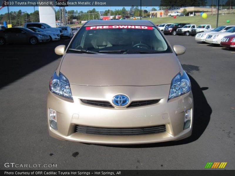 Sandy Beach Metallic / Bisque 2010 Toyota Prius Hybrid III