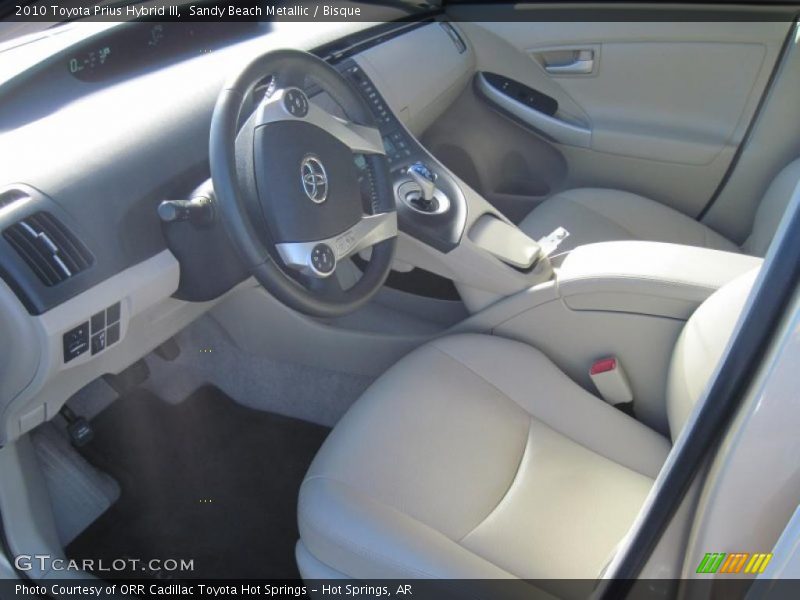 Sandy Beach Metallic / Bisque 2010 Toyota Prius Hybrid III