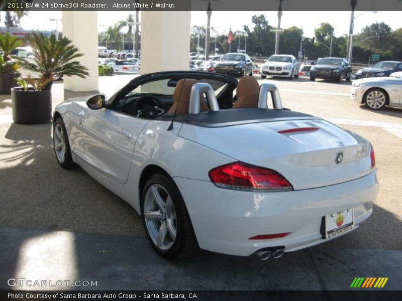 Alpine White / Walnut 2011 BMW Z4 sDrive30i Roadster