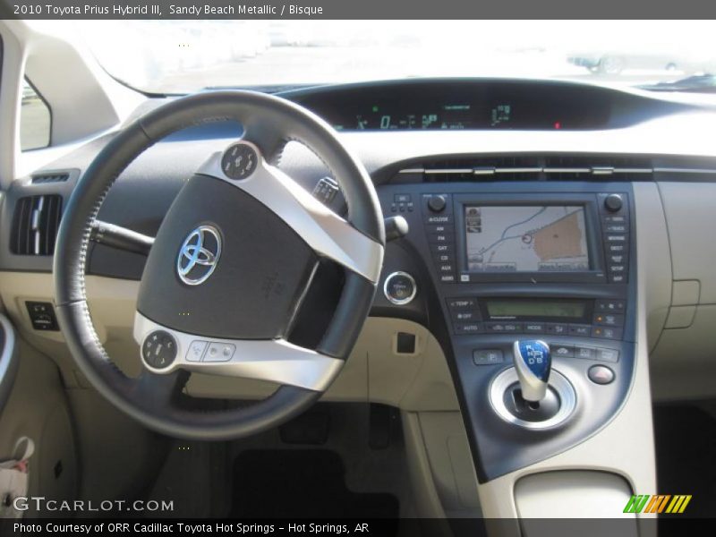 Sandy Beach Metallic / Bisque 2010 Toyota Prius Hybrid III