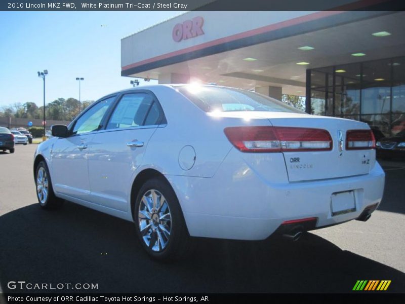 White Platinum Tri-Coat / Steel Gray 2010 Lincoln MKZ FWD