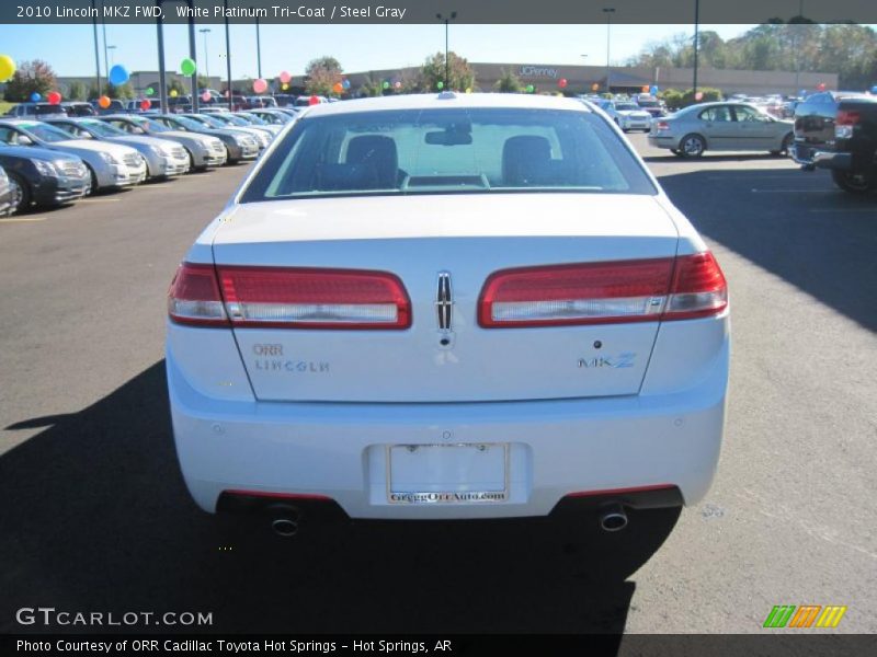 White Platinum Tri-Coat / Steel Gray 2010 Lincoln MKZ FWD