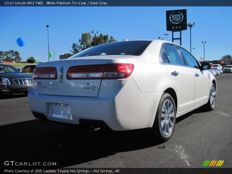White Platinum Tri-Coat / Steel Gray 2010 Lincoln MKZ FWD