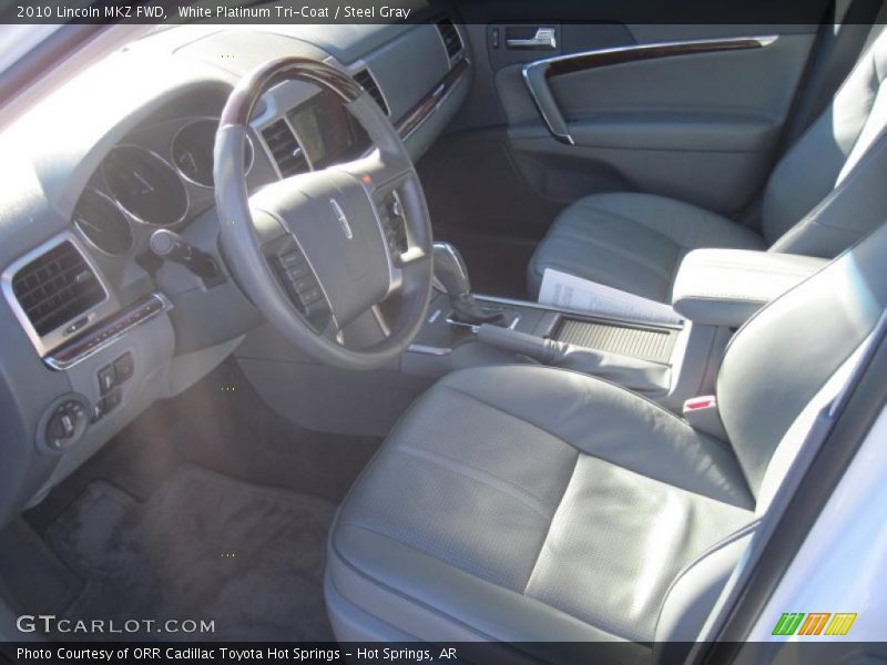 White Platinum Tri-Coat / Steel Gray 2010 Lincoln MKZ FWD