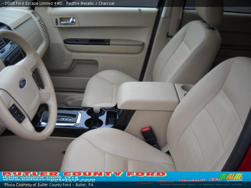 Redfire Metallic / Charcoal 2008 Ford Escape Limited 4WD