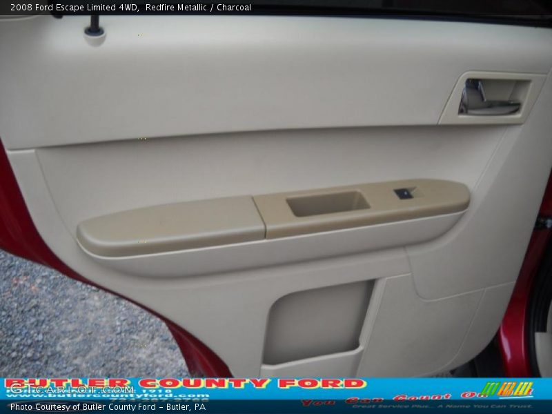 Redfire Metallic / Charcoal 2008 Ford Escape Limited 4WD
