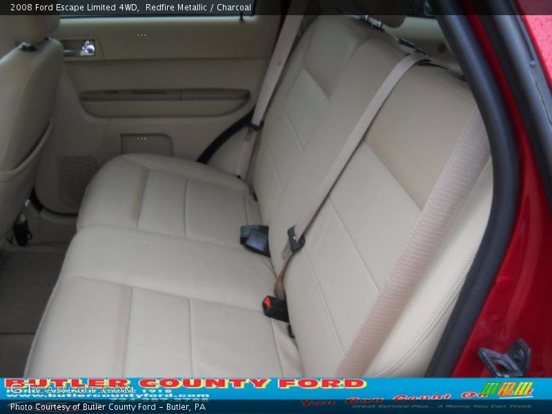 Redfire Metallic / Charcoal 2008 Ford Escape Limited 4WD