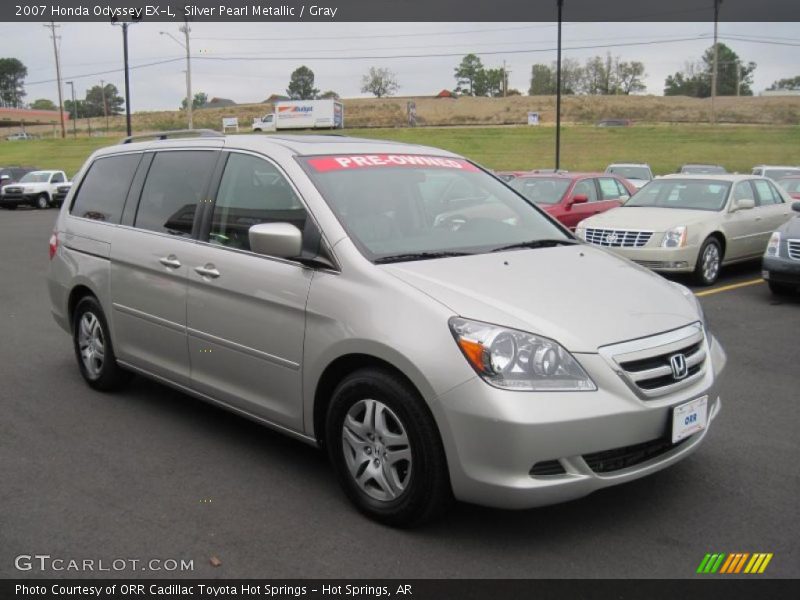 Silver Pearl Metallic / Gray 2007 Honda Odyssey EX-L