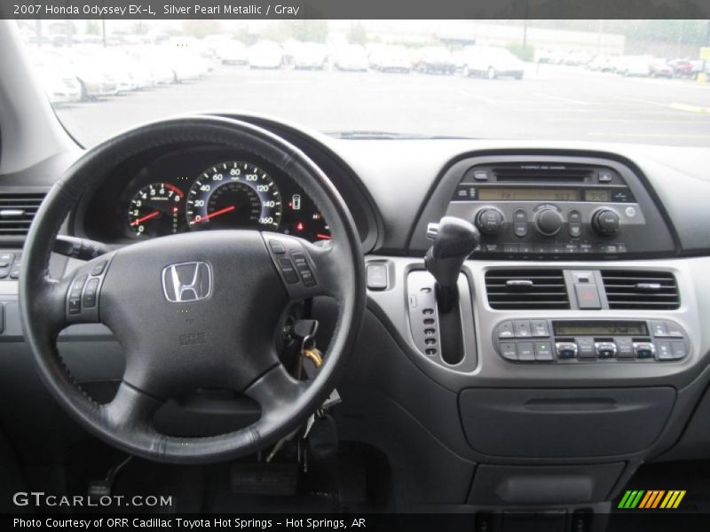 Silver Pearl Metallic / Gray 2007 Honda Odyssey EX-L
