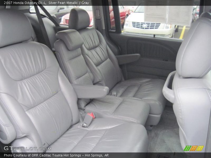 Silver Pearl Metallic / Gray 2007 Honda Odyssey EX-L