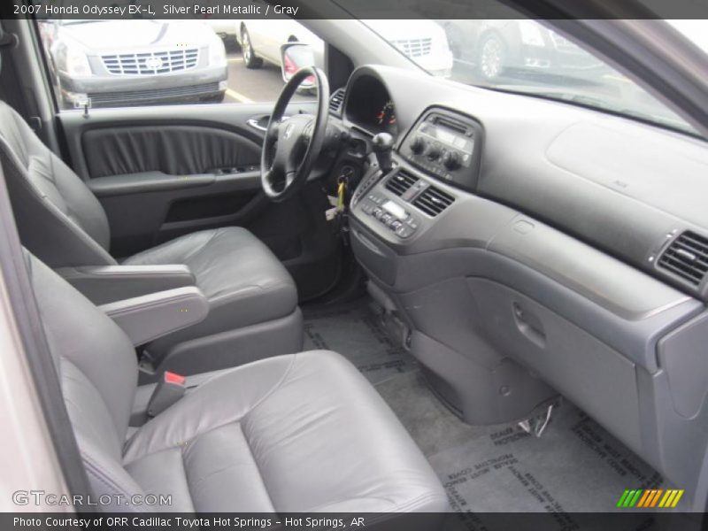 Silver Pearl Metallic / Gray 2007 Honda Odyssey EX-L