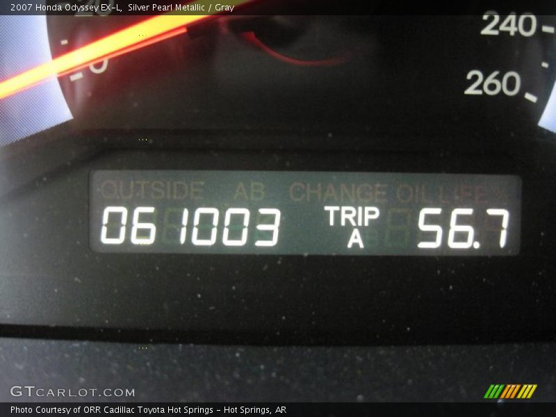 Silver Pearl Metallic / Gray 2007 Honda Odyssey EX-L