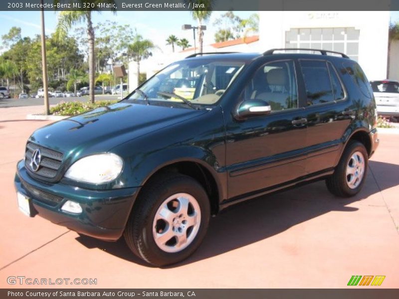 Front 3/4 View of 2003 ML 320 4Matic