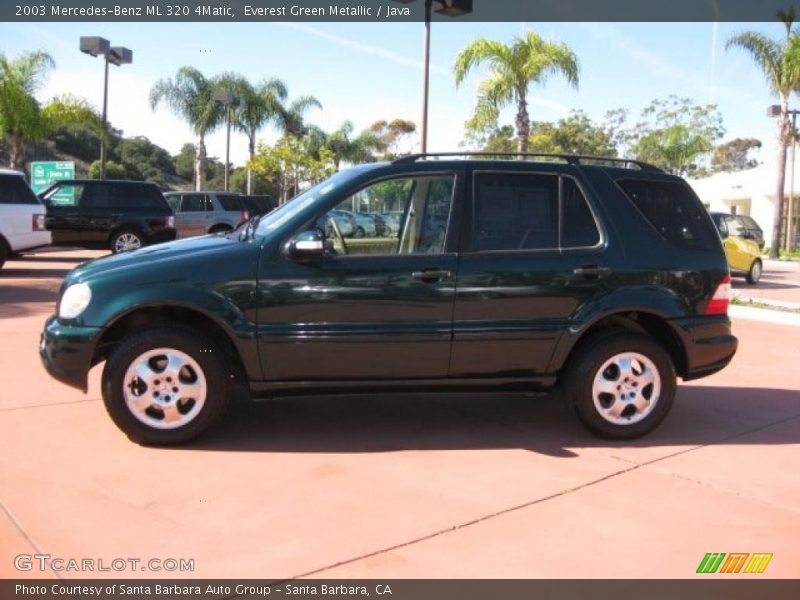 Everest Green Metallic / Java 2003 Mercedes-Benz ML 320 4Matic