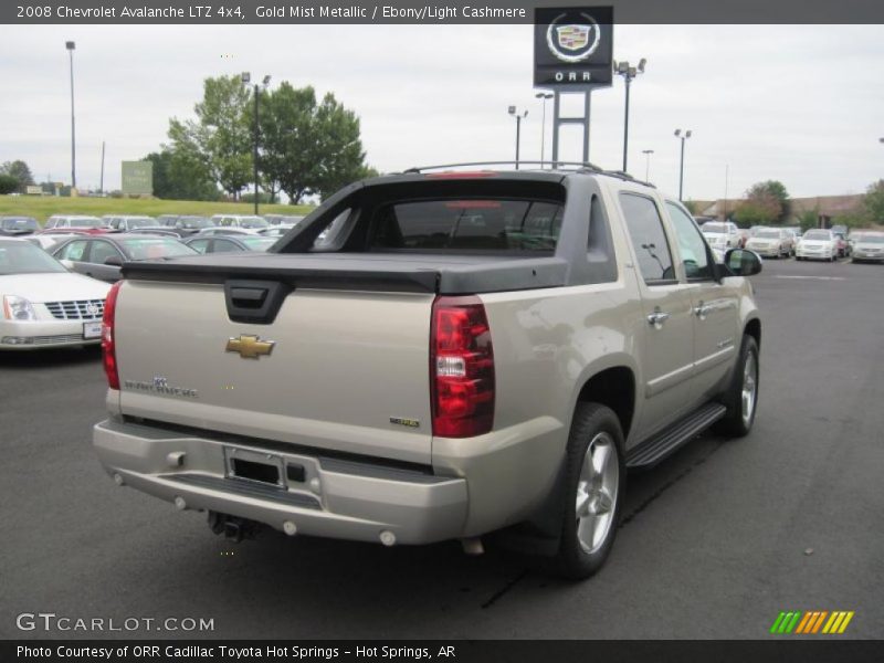 Gold Mist Metallic / Ebony/Light Cashmere 2008 Chevrolet Avalanche LTZ 4x4
