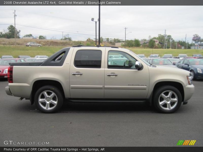 Gold Mist Metallic / Ebony/Light Cashmere 2008 Chevrolet Avalanche LTZ 4x4