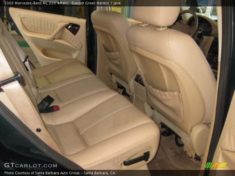 2003 ML 320 4Matic Java Interior