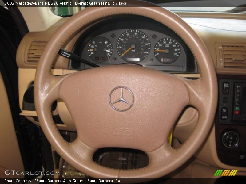  2003 ML 320 4Matic Steering Wheel
