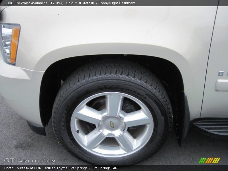 Gold Mist Metallic / Ebony/Light Cashmere 2008 Chevrolet Avalanche LTZ 4x4