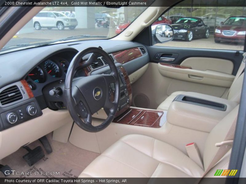 Gold Mist Metallic / Ebony/Light Cashmere 2008 Chevrolet Avalanche LTZ 4x4