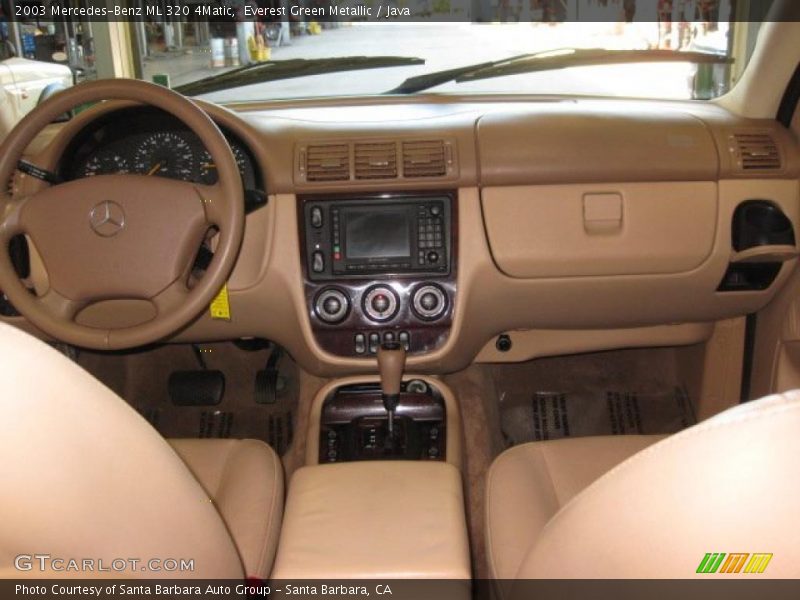 Dashboard of 2003 ML 320 4Matic