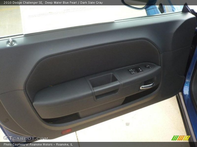 Deep Water Blue Pearl / Dark Slate Gray 2010 Dodge Challenger SE