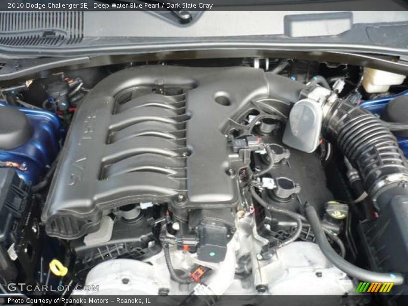 Deep Water Blue Pearl / Dark Slate Gray 2010 Dodge Challenger SE