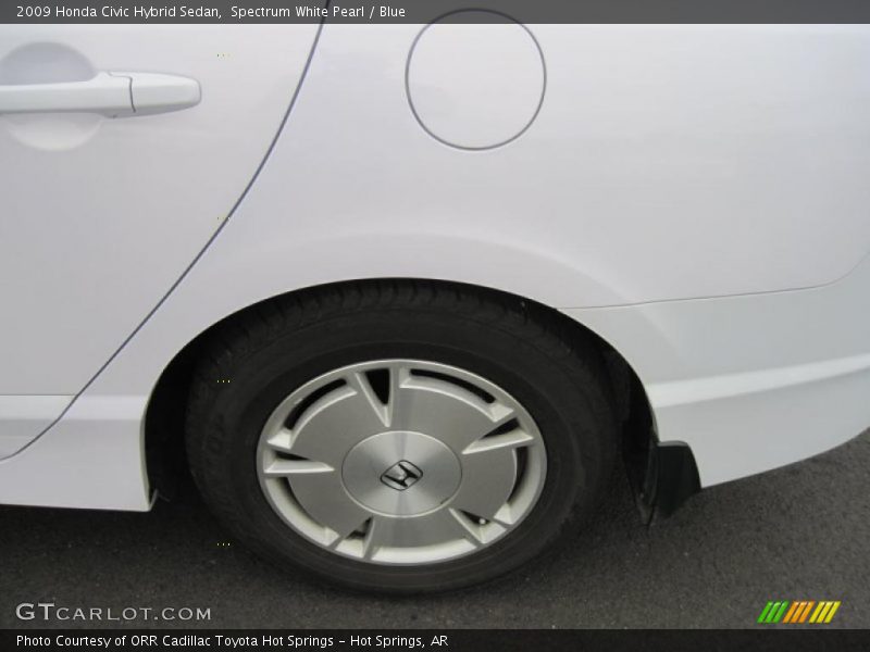 Spectrum White Pearl / Blue 2009 Honda Civic Hybrid Sedan