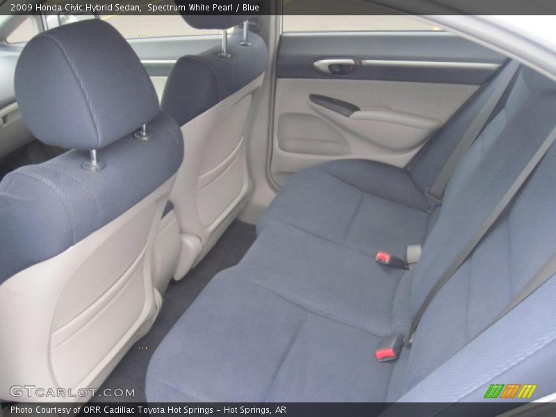 Spectrum White Pearl / Blue 2009 Honda Civic Hybrid Sedan