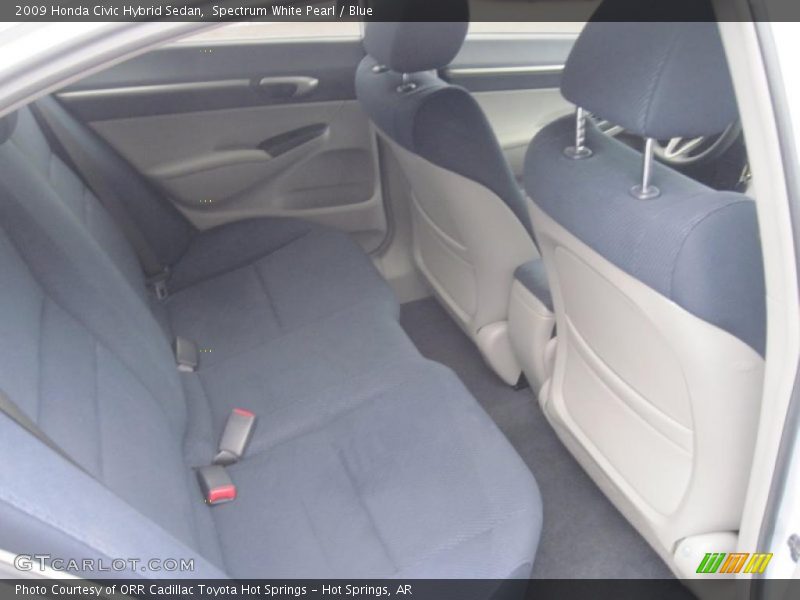 Spectrum White Pearl / Blue 2009 Honda Civic Hybrid Sedan