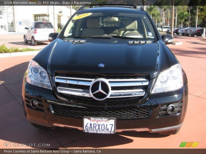 Black / Macadamia 2008 Mercedes-Benz GL 450 4Matic