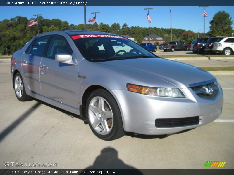 Satin Silver Metallic / Ebony 2004 Acura TL 3.2