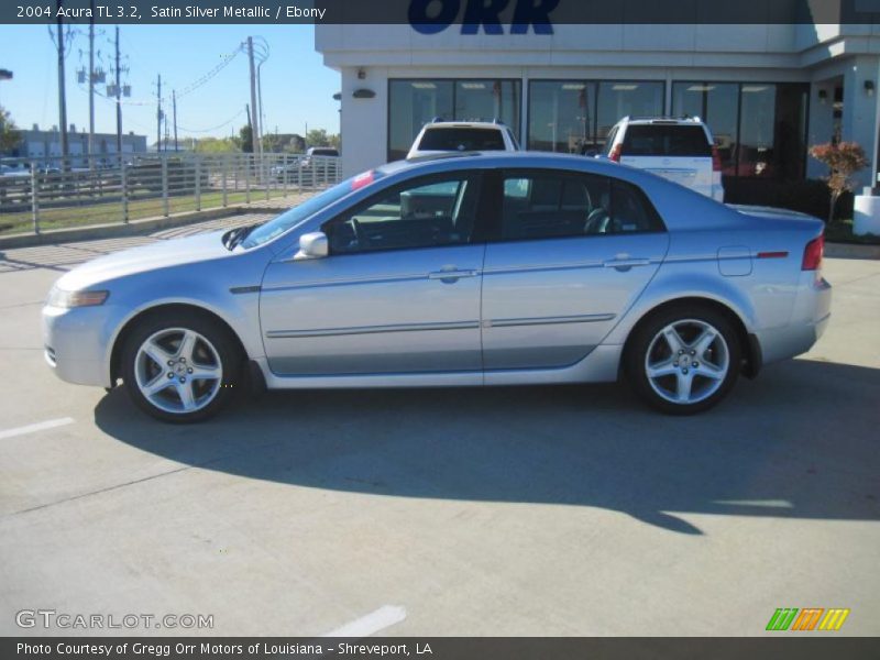 Satin Silver Metallic / Ebony 2004 Acura TL 3.2