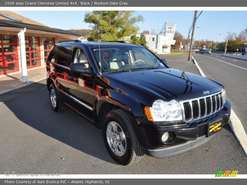 Black / Medium Slate Gray 2006 Jeep Grand Cherokee Limited 4x4