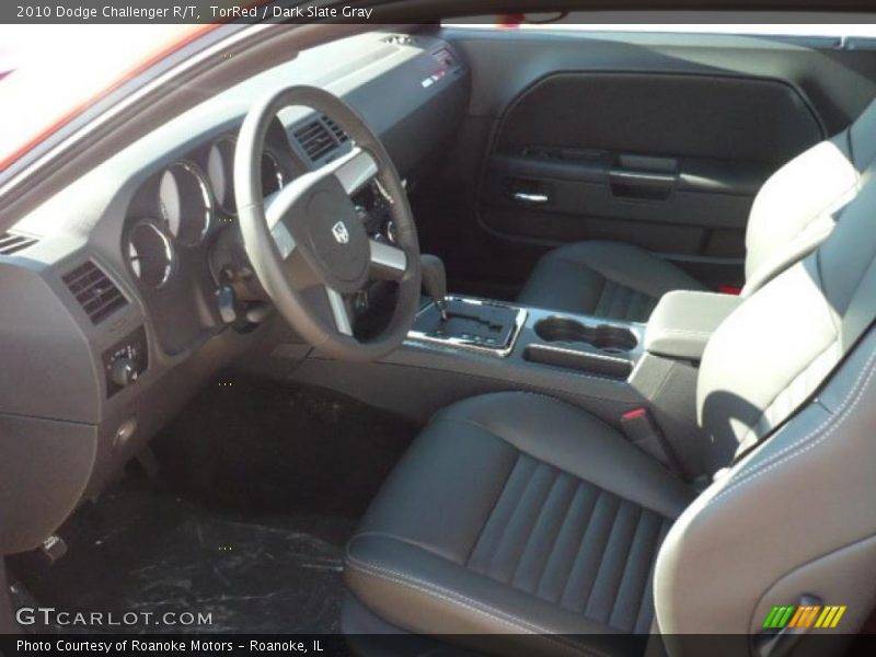  2010 Challenger R/T Dark Slate Gray Interior