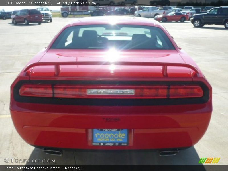 TorRed / Dark Slate Gray 2010 Dodge Challenger R/T