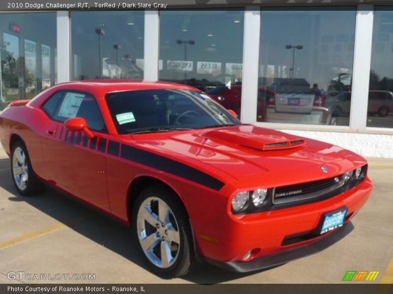 TorRed / Dark Slate Gray 2010 Dodge Challenger R/T