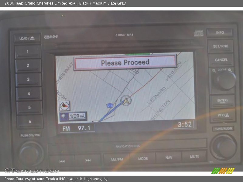 Black / Medium Slate Gray 2006 Jeep Grand Cherokee Limited 4x4