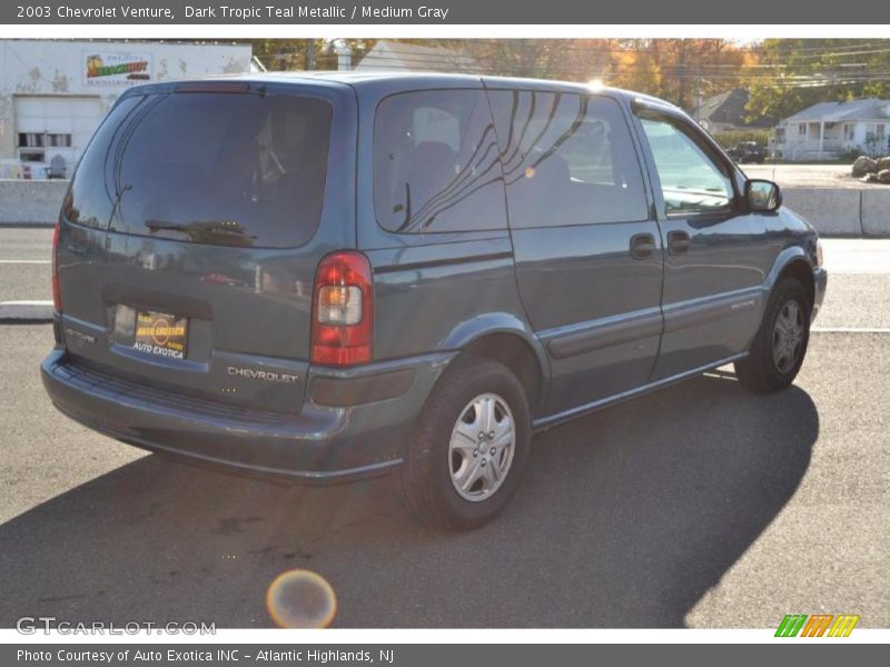 Dark Tropic Teal Metallic / Medium Gray 2003 Chevrolet Venture